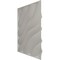 Ekena Millwork 19 5/8in. W x 19 5/8in. H Modern Wave EnduraWall Decorative 3D Wall Panel Covers 2.67 Sq. Ft. WP20X20MWFSM - alternate 3